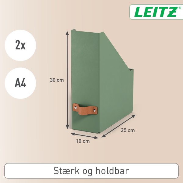 Leitz Puro Tidsskriftsamler | Grøn | 2 stk.