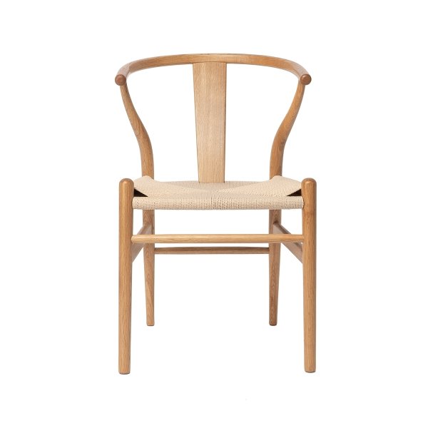 NordicLine kantinestol, eg/flettet sæde