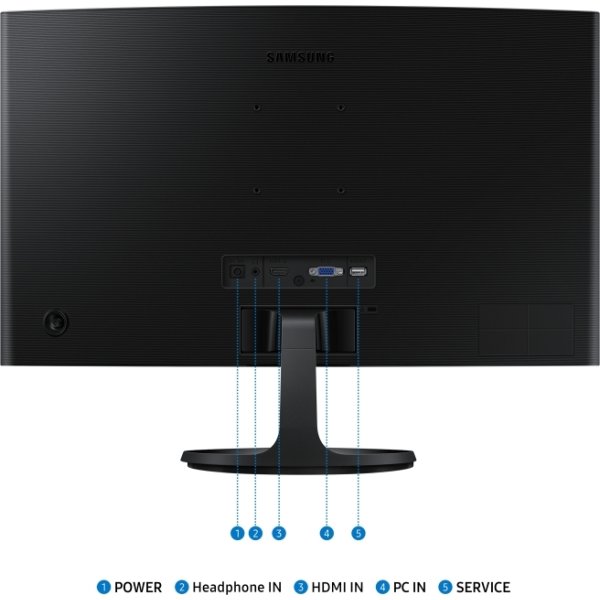 Samsung Essential S3 S24D304GAU 24" kurvet skærm