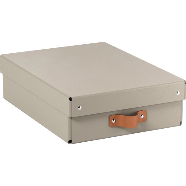 Leitz Puro Boks m. låg | M lav | Beige | 2 stk.