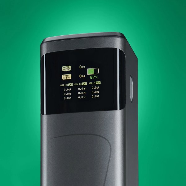 Hama 65W Powerbank, 20000 mah, 2xUSB-C, 1xUSB-A