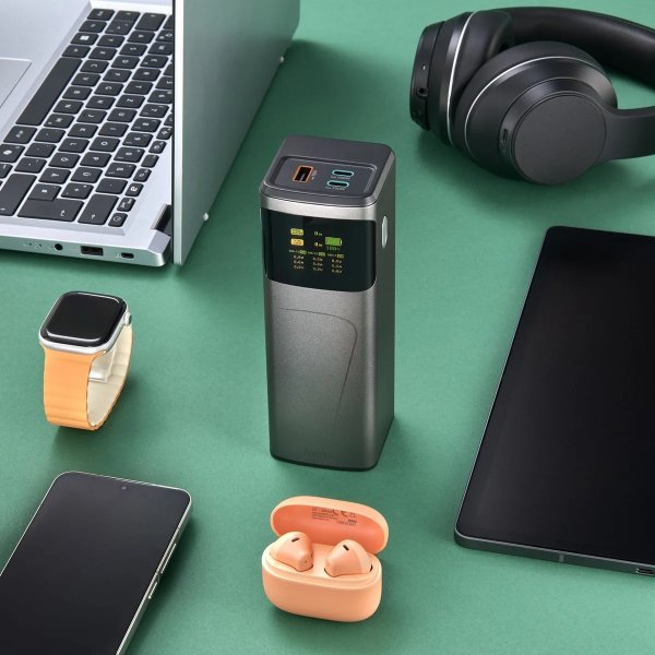 Hama 150W Powerbank, 24000mah, 2 x USB-C, 1x USB-A