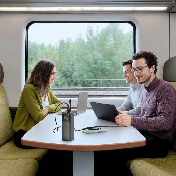 Hama 200W Powerbank, 24000mah, 2xUSB-C, 1xUSB-A