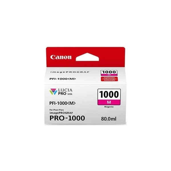 Canon Blækpatron, Magenta - PFI-1000, 80mL