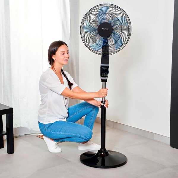 Taurus Boreal 40 cm gulvventilator, sort