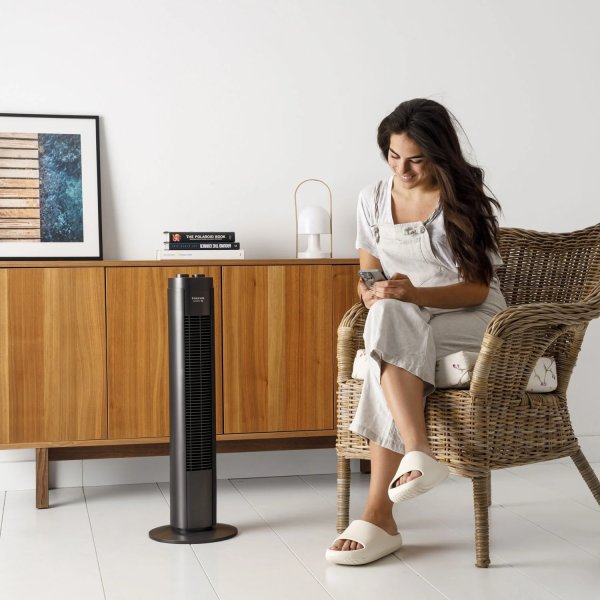 Taurus New Babel 76 cm tårnventilator, sort