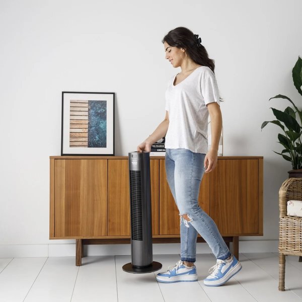 Taurus New Babel Digital 76cm tårnventilator, sort