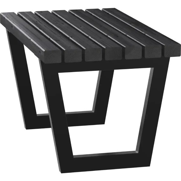 Plus Siesta Living Loungeskammel/bord, 75 cm, sort