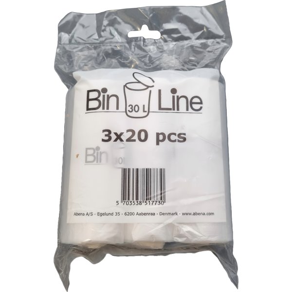 Spandeposer m/stjernebund 30L, 47x84cm, 10my, Klar