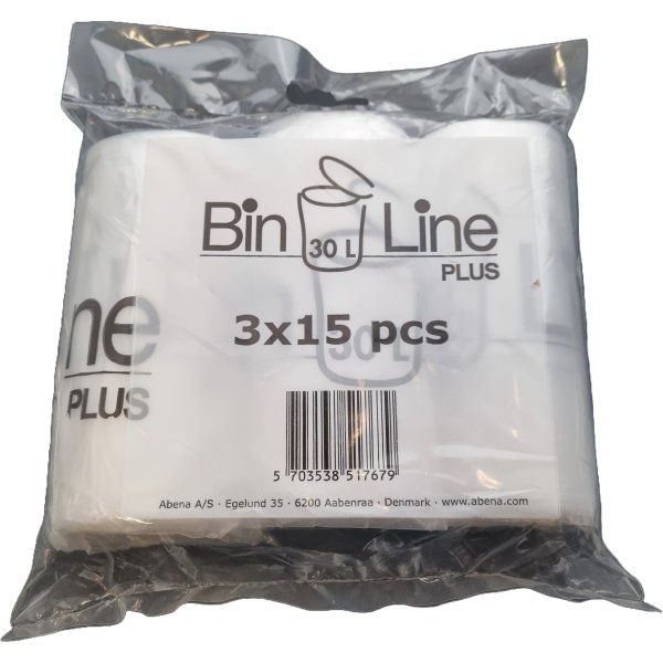 Spandeposer m/stjernebund 30L, 47x84cm, 20my, Klar