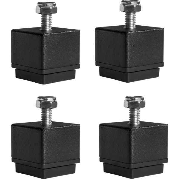 Plus Cubic Blomsterkasse m/fødder 120x50x67, sort