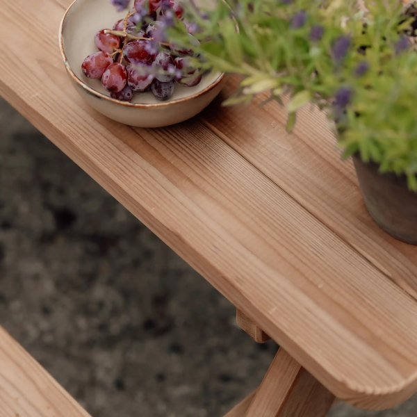 Plus Tiny bord/bænkesæt til børn, 90cm, Thermowood