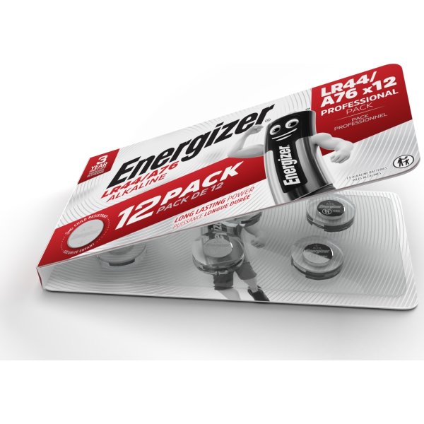 Energizer Alkaline LR44 batteri, 12 stk.