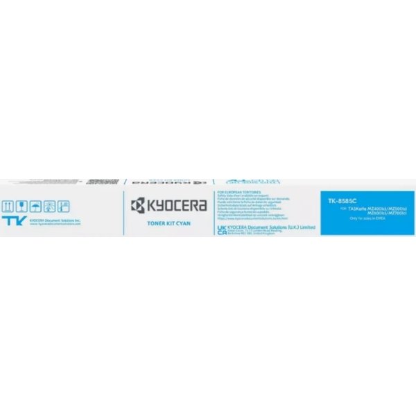 Kyocera Lasertoner, Cyan - TK-8585C, 20K