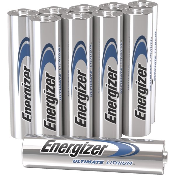 Energizer Lithium Standard AAA batteri, 10 stk.