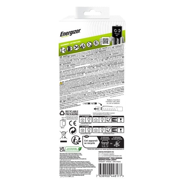Energizer Pro-seriens inspektionslampe, 350lm