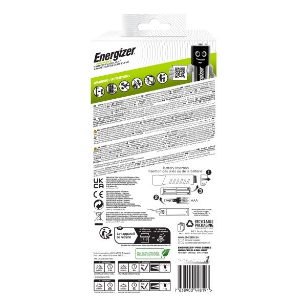 Energizer Pro-serien høj CRI-brænder, 1000lm