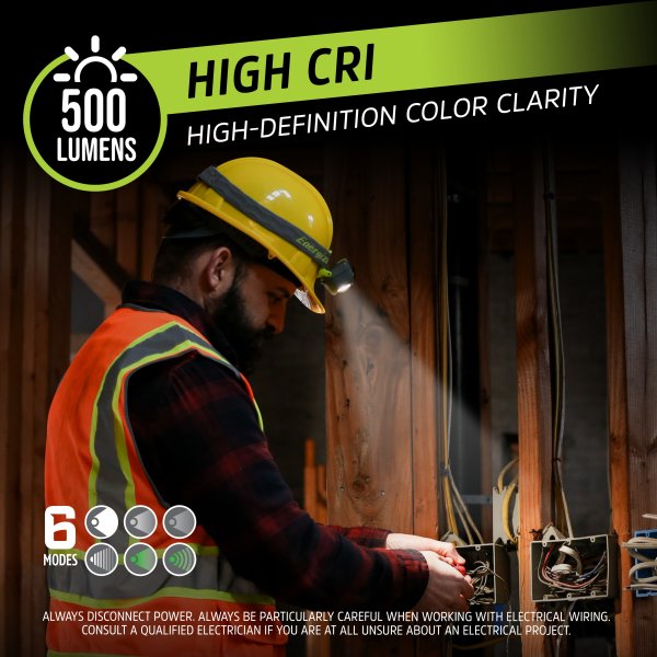 Energizer Pro-serien fokus hybridpandelampe, 500lm