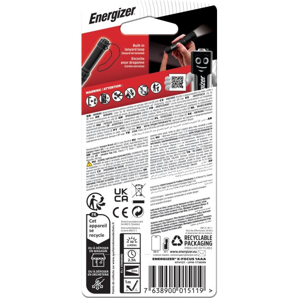 Energizer X Focus lommelygte, 30lm