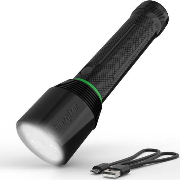Energizer genopladelig metal lommelygte, 3500lm