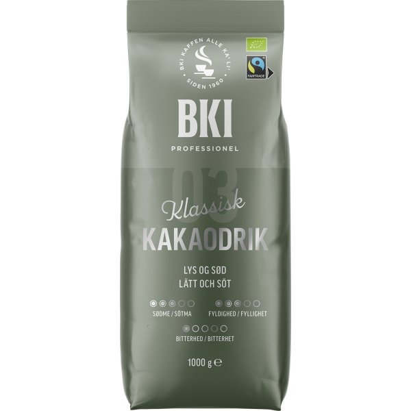 BKI Økologisk Kakaodrik 13.5%, 1 kg