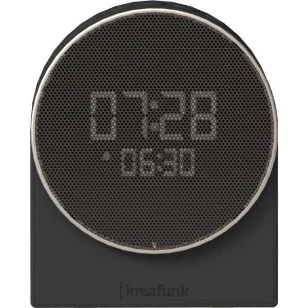 Kreafunk Ivy Vækkeur/Højtaler, sort