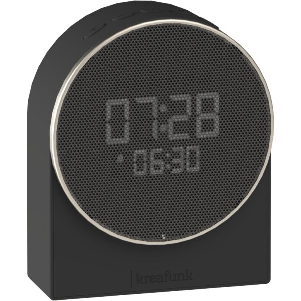 Kreafunk Ivy Vækkeur/Højtaler, sort