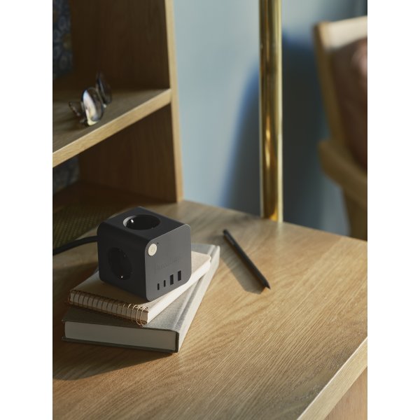 Kreafunk Ambie Wired Strømstation, sort