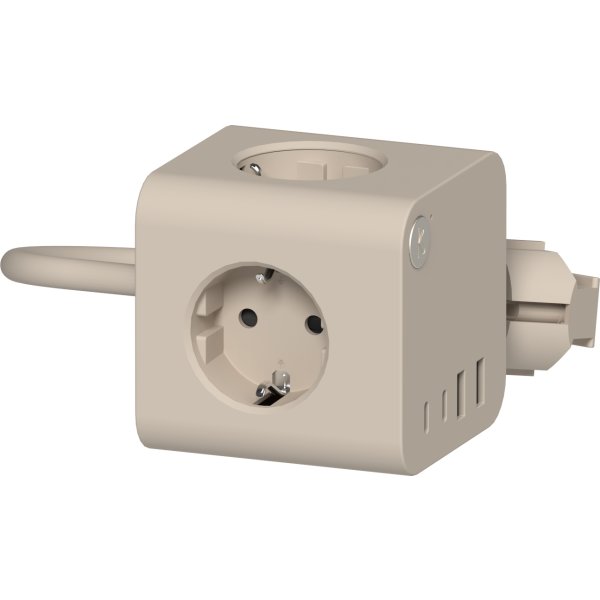 Kreafunk Ambie Wired Strømstation, ivory sand