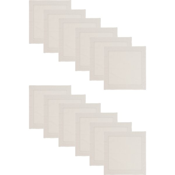 Georg Jensen Damask Picot Servietter 45x45, 12 stk