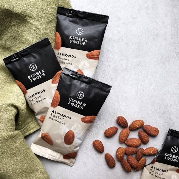 Kimber Foods Almond Smoked BBQ, 48 poser á 18 g