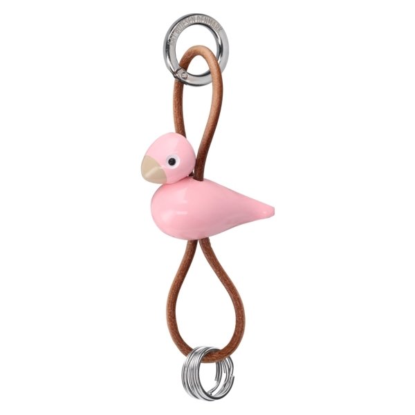 Kay Bojesen Nøglering Fugl, rosa