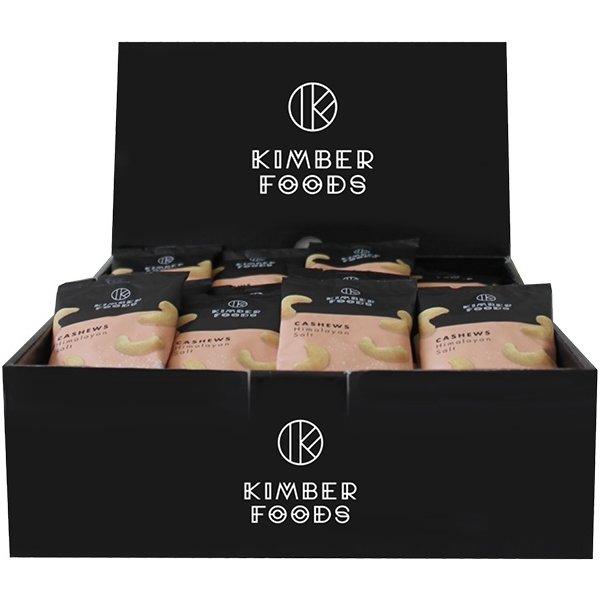Kimber Foods Cashews Himalaya Salt,48 poser á 18 g