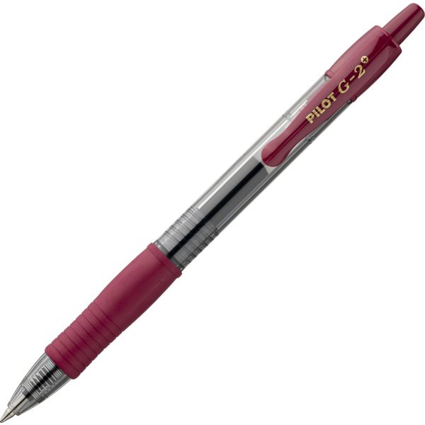 Pilot G-2 Rollerpen | M | Mørkerød
