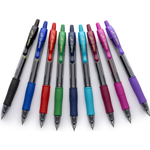 Pilot G-2 Rollerpen | M | Mørkerød