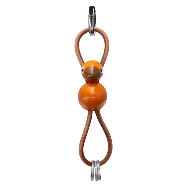 Kay Bojesen Nøglering Fugl, orange