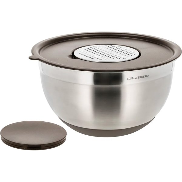 Blomsterbergs Røreskåle, 8 dele 3 + 5 liter, latte