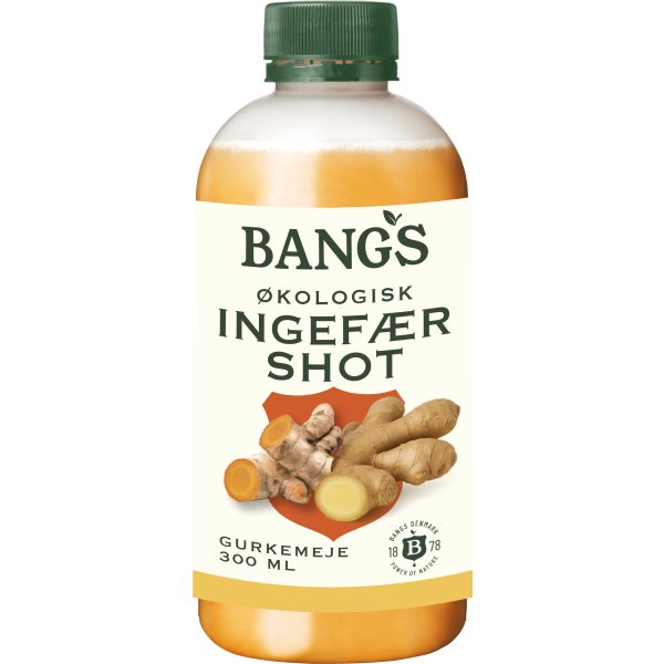 Bangs Økologisk Ingefærshot Gurkemeje, 30 cl