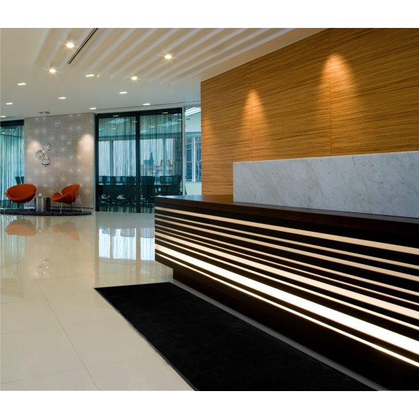 Skridsikker tæppe/måtte, 400x90 cm, sort