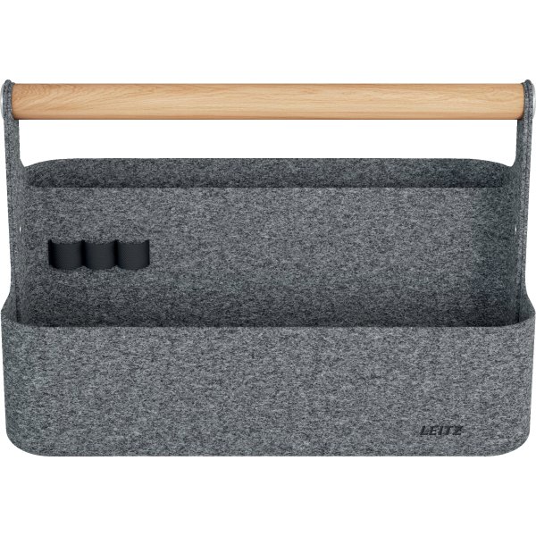 Leitz skrivebordsorganisator | Bærbar | Grå filt