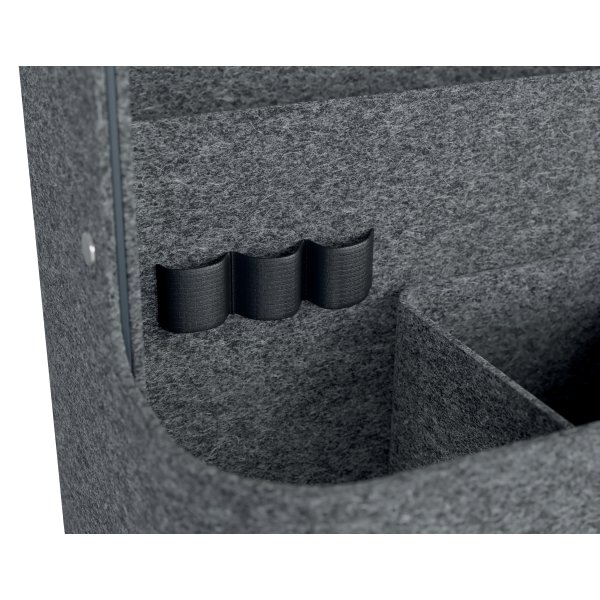 Leitz skrivebordsorganisering | Hæng. | Grå filt