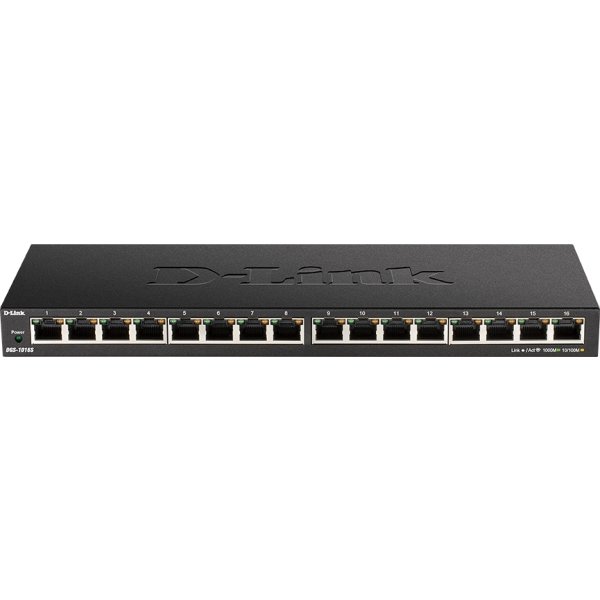D-LINK Switch, 16-Port 10/100/1000Mbps Gigabit