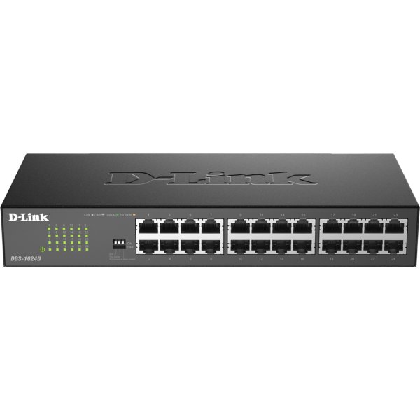 D-LINK Desktop Switch, 24-port 10/100/1000 Gigabit