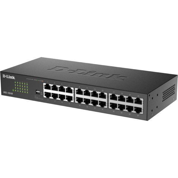 D-LINK Desktop Switch, 24-port 10/100/1000 Gigabit