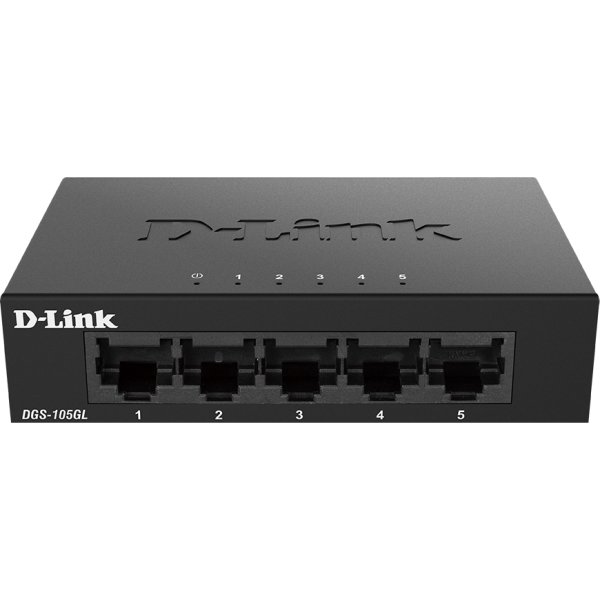 D-LINK Switch, 5-Port, Gigabit, Ethernet, Metalhus