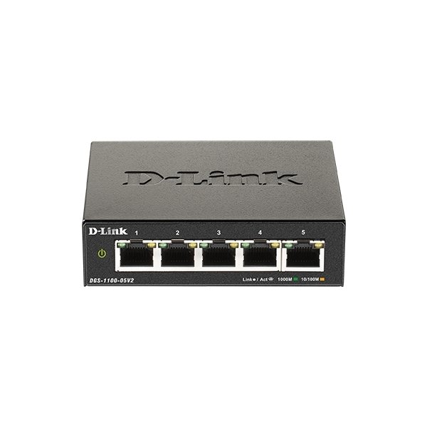 D-LINK Switch, 5-Port, Gigabit, Smart-styret