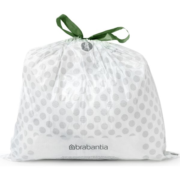 Brabantia Affaldspose R | 36 L | Hvid | 20 stk.
