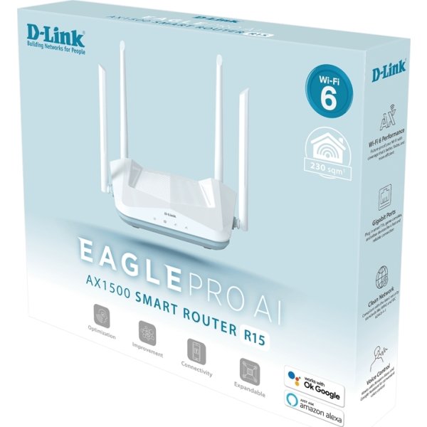 D-LINK Smart Router, EAGLE PRO, AI AX1500
