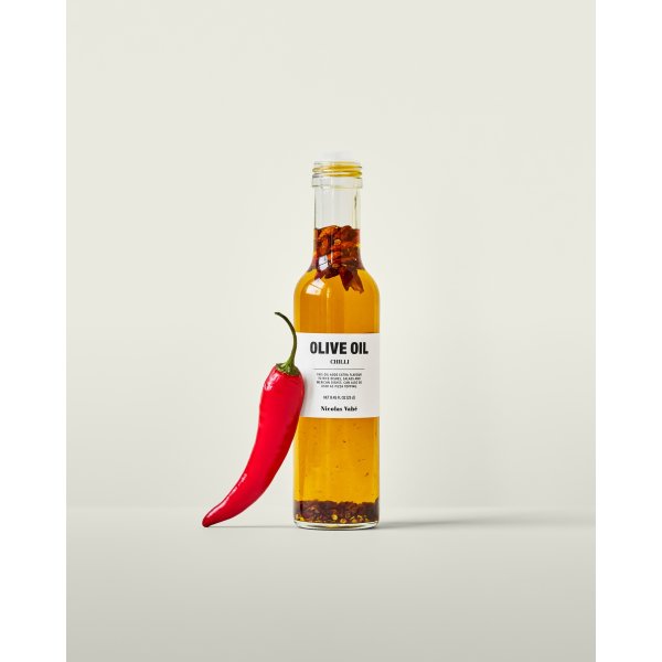 Nicolas Vahé Olivenolie m. Chili, 25 cl