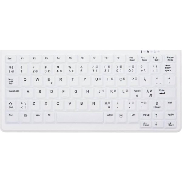 ACTIVE KEY Tastaturcover, Mini, AK-C4110, hvid